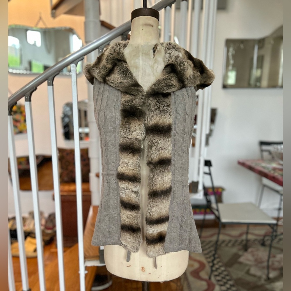 DIOMI Cashmere Fur Vest